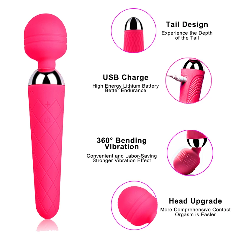 Вибратор для женщин фаллоимитатор стимуляции клитора точки G|Вибраторы и