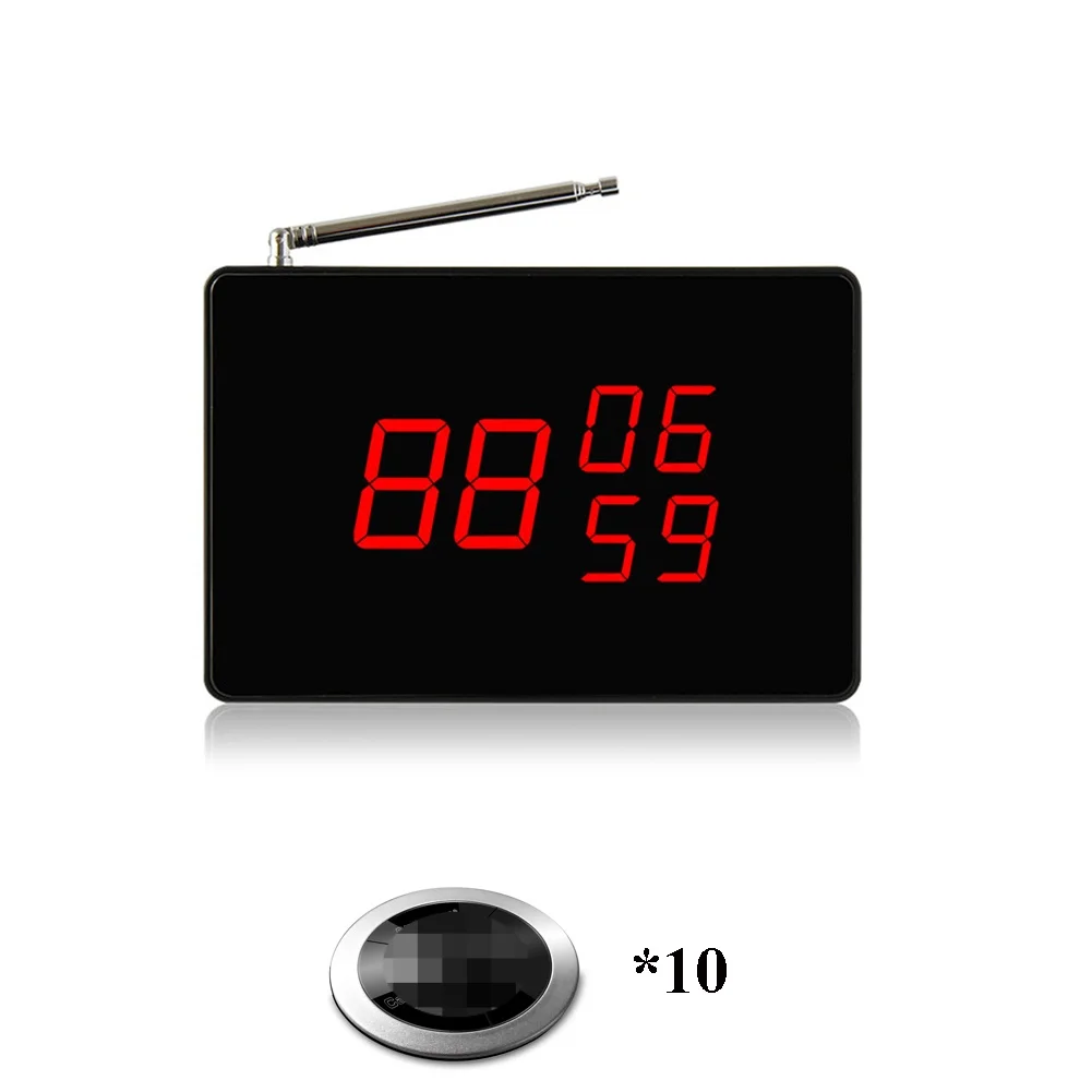 

2-Key Beeper Wireless Paging Service Calling System for Restaurant