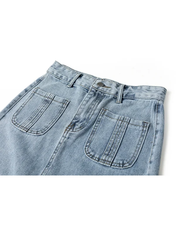 

Женская джинсовая юбка средней длины, новинка 2021