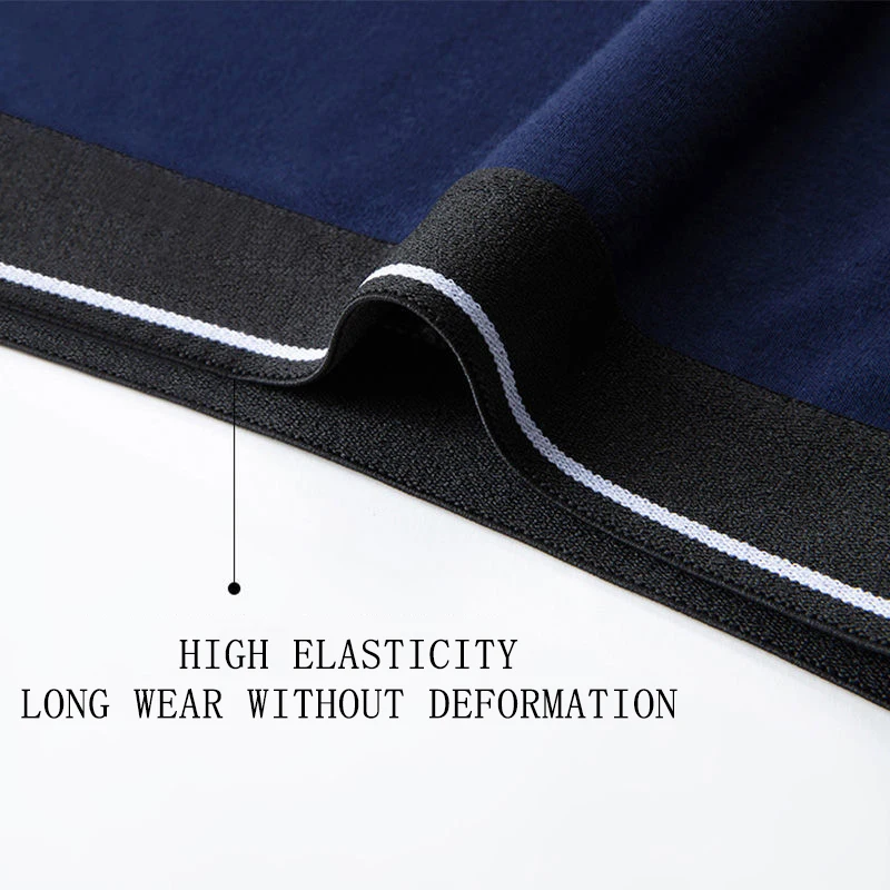 4Pcs/LotMen's Underwear Pure Cotton Large Size Boxer Pants Breathable Youth Underwear Pure Cotton Shorts Boxer Pants Comfortable