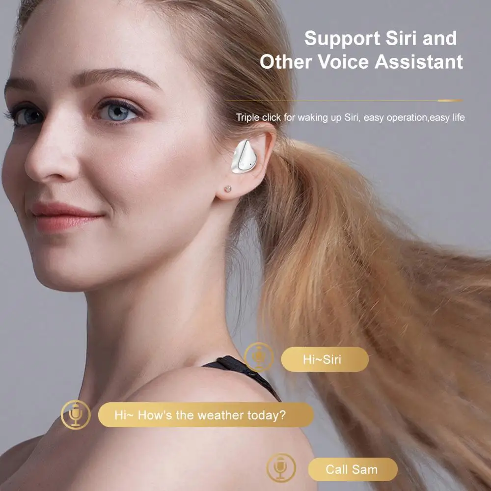 TWSearphone D011 2020 новые беспроводные наушники Bluetooth 5 0 мини спортивные Игровые 3D стерео