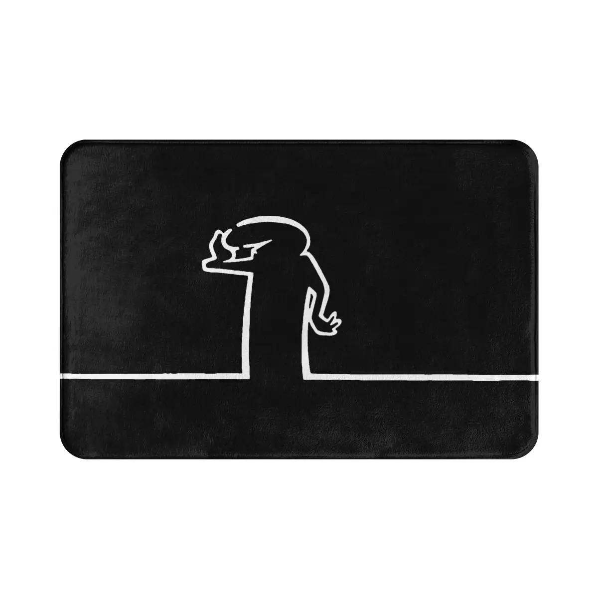 

La Linea The Line Osvaldo TV Bathroom Non-Slip Carpet Smoking Living Room Mat Entrance Door Doormat Floor Decoration Rug