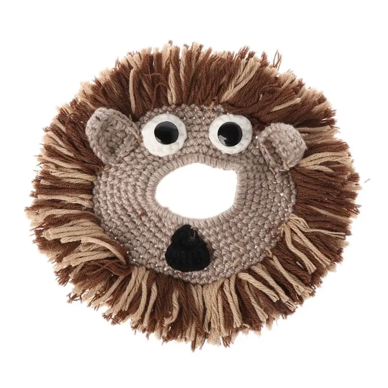 

Animal Camera Buddies Lens Accessory for Child/Kid/Pet Photography Knitted Lion Octopus Teaser Toy Lens Posing Photo Props