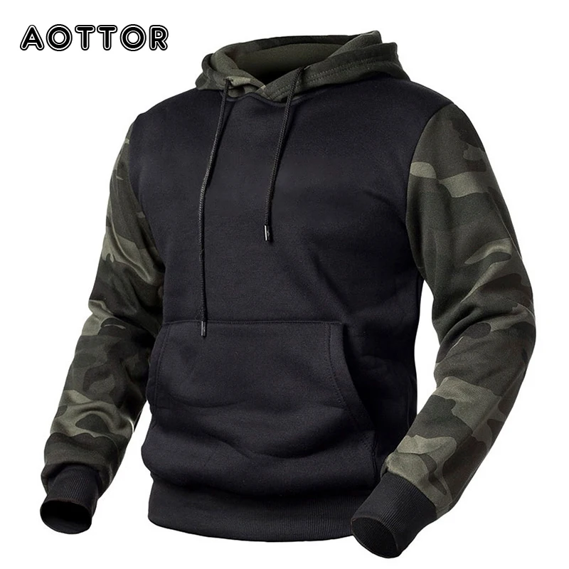 

New Fashion Sweatshirt Camouflage Hoodies Men Camo Hoody Hip Autumn Winter Military Hoodie Sweatshirts Mens Clothing Plus Size