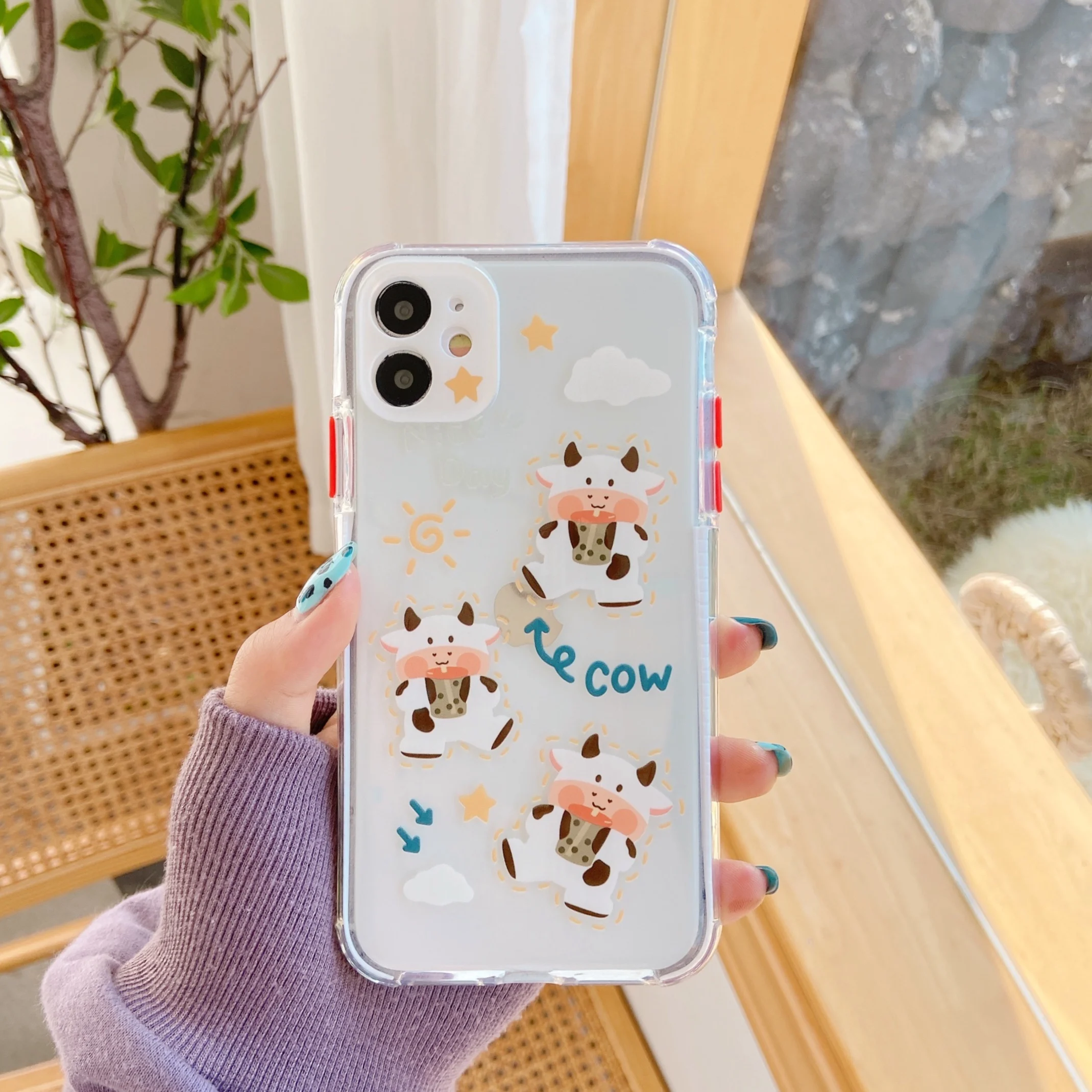 

Little Cow Suitable for iPhone7 iPhone8 iPhoneX iPhoneXS iPhoneXR iPhone11 iPhone12