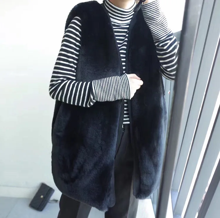 Женское зимнее пальто из искусственного меха новинка 2021 модная повседневная
