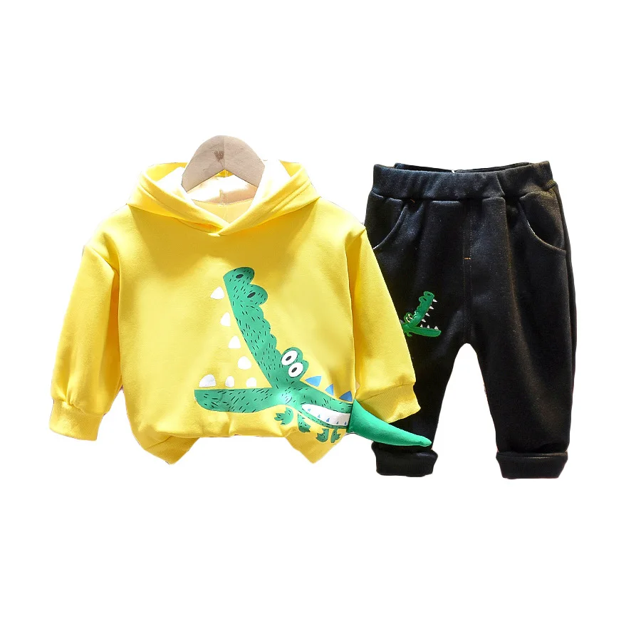 

2020 Autumn Winter New Baby boys clothes Sets Kids Cartoon hoodie Hoody Pants Children's clothing Suit toddler 2pcs Set 1-4Y