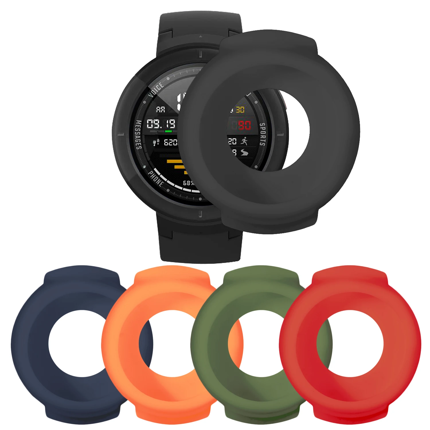 Gosear мягкий силиконовый защитный чехол с полным покрытием корпуса для Xiaomi Huami Amazfit