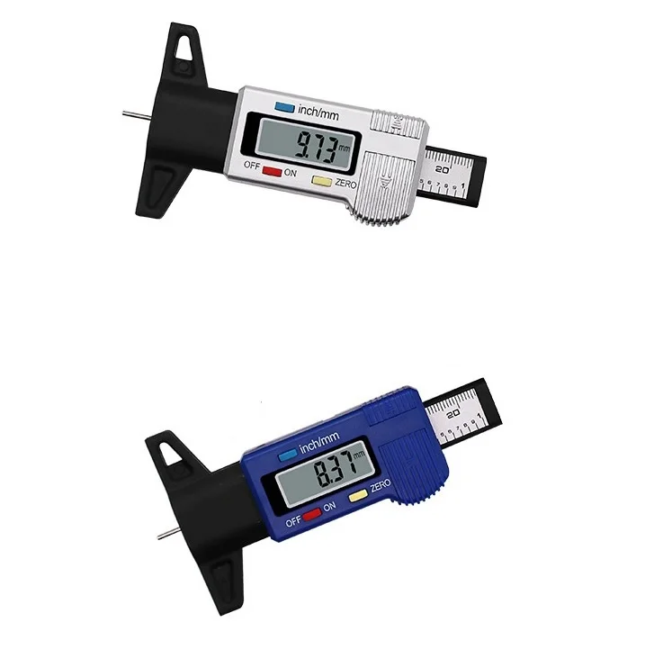

Digital Vernier Caliper Gauge Meter Vernier Caliper Silver Blue Depth Gauges
