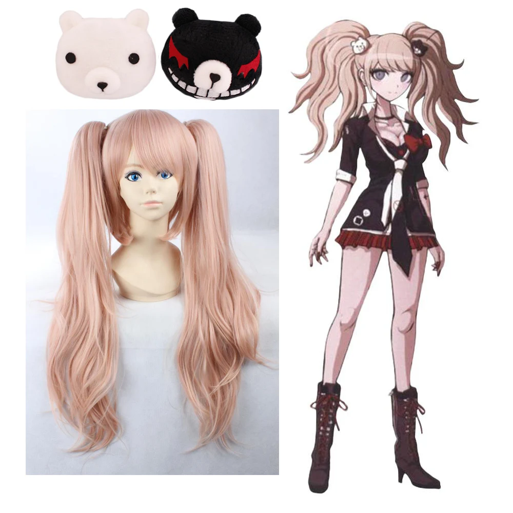 Горячее предложение! Распродажа! Dangan Ronpa Danganronpa заколка для волос дзюнко эносима моно кума моно белый черный медведь аниме косплей костюмы подарки на день рождения F