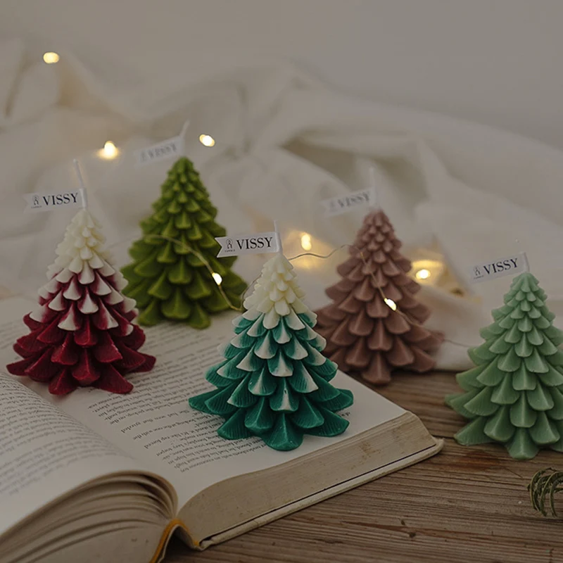 

Рождественская елка Рождественская свеча форма сосна конус снег снежинка, Свеча Форма Мыло силиконовая форма