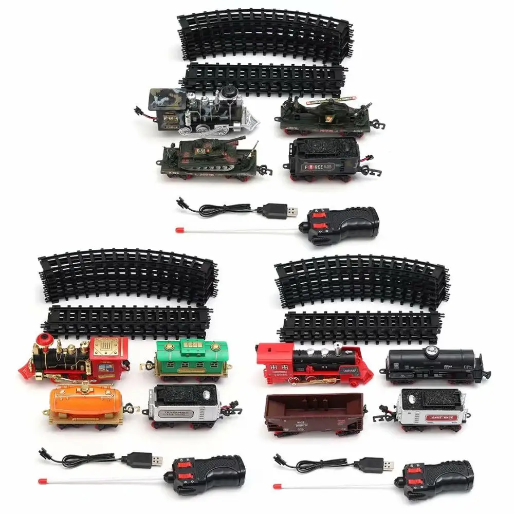 Классический Электрический динамический паровой трек с дистанционным