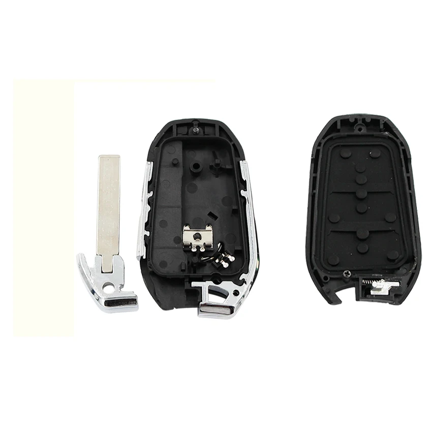 Okeytech 3 кнопки смарт пульт дистанционного управления Корпус ключа для Peugeot 308 508