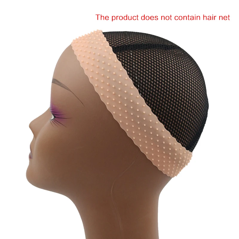 Прозрачная силиконовая повязка на голову не скользит унисекс в форме капли