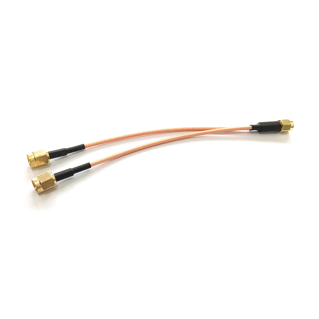 RP SMA штепсельная вилка К 2X гнездовой сплиттер Сумматор кабель Pigtail RG316 15 см 6&quot|cable