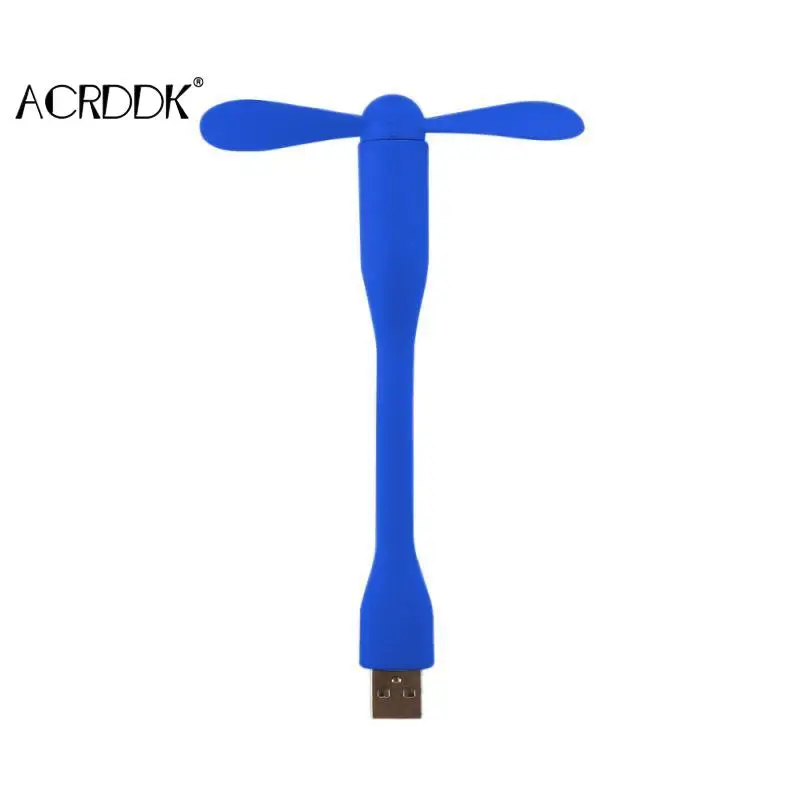 Креативный USB-вентилятор гибкий портативный мини-вентилятор и Светодиодная