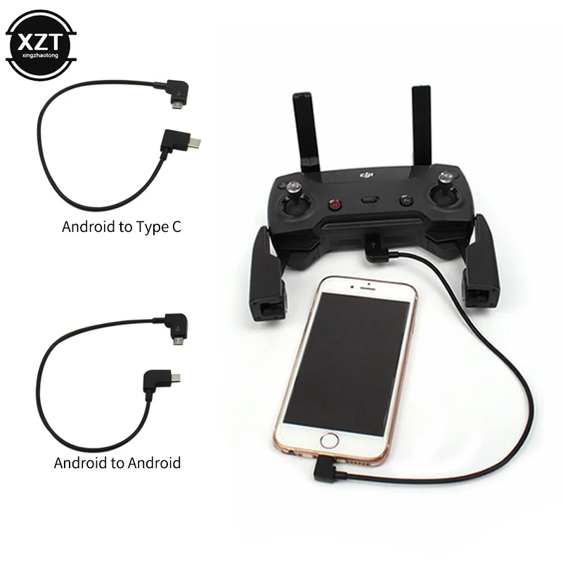 Кабель для передачи данных DJI Spark MAVIC 2 Pro Air Control Drone Android Micro USB Type C адаптер кабель