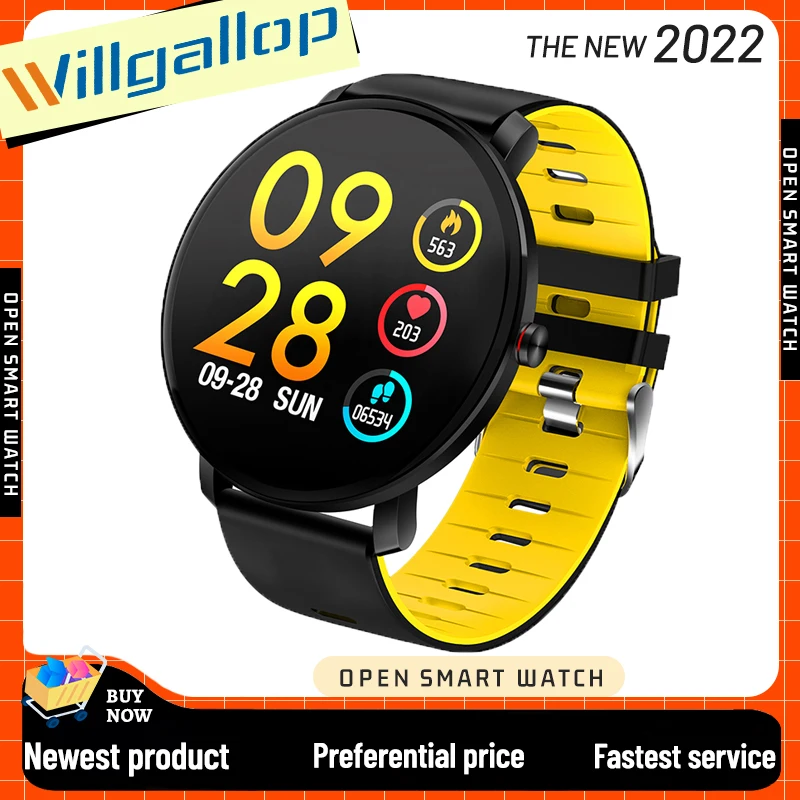 

Willgallop Hot 2021 K9 Smart Watch Health Monitoring Information Reminds Multi-sports Pedometer Smart Bracelet IP68 Waterproof