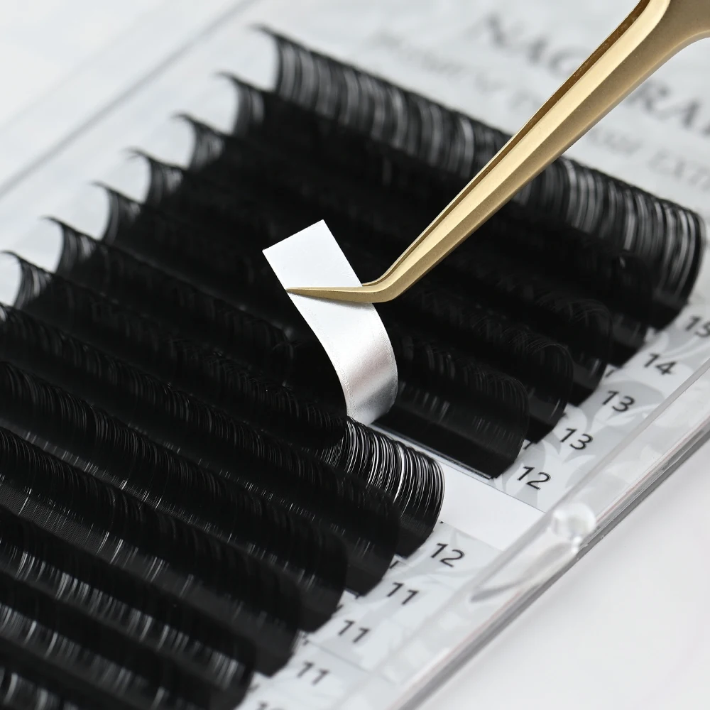 NAGARAKU Mix Eyelash Extension Makeup L LC N Curls 7-15mm 16 Lines Synthetic Mink Individual Eyelashes High Quality Lashes | Красота и