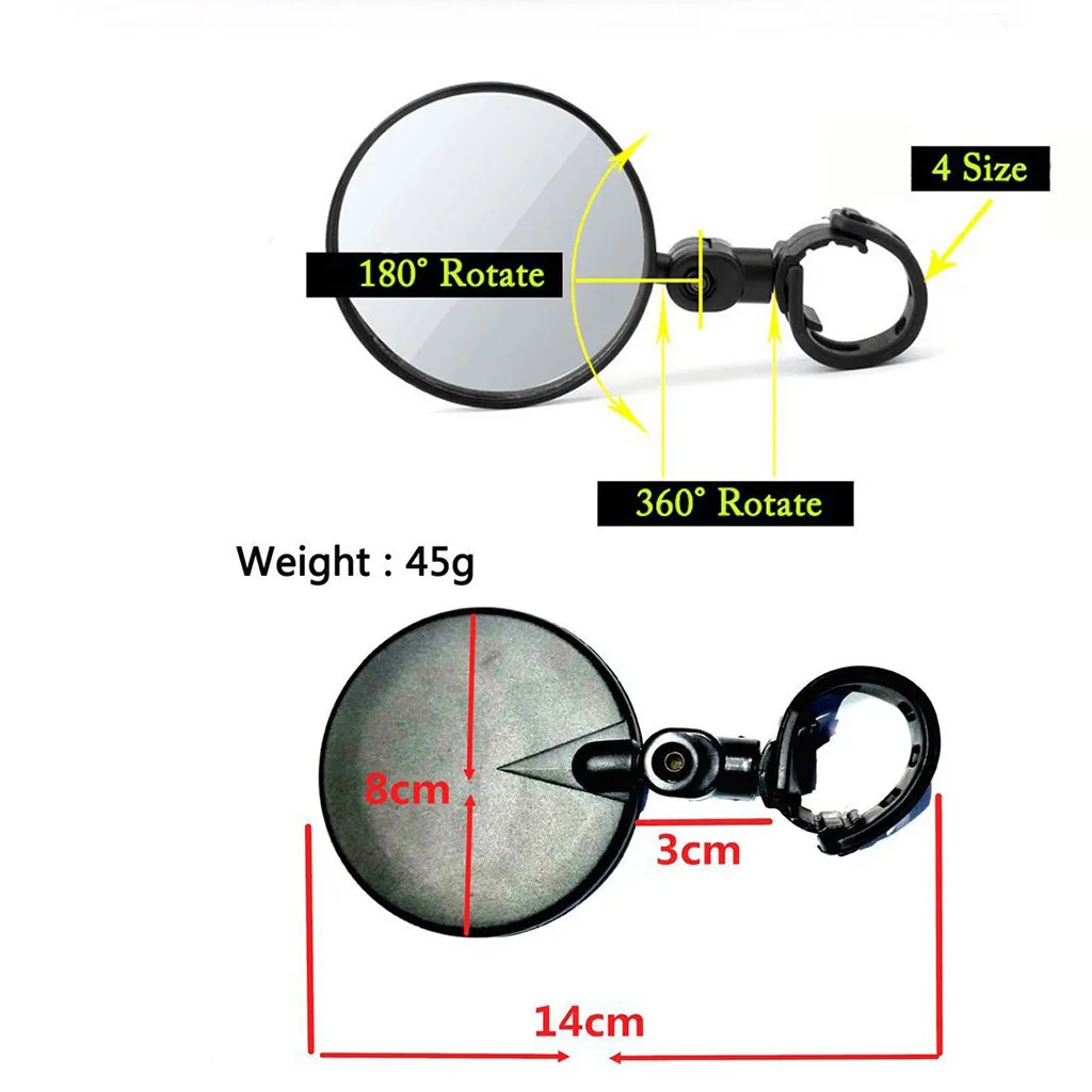 Универсальные круглые задние зеркала для мотоциклов и скутеров | Электроника