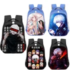 Рюкзак для подростков с аниме Токийский Гуль, вместительные школьные ранцы, Детская Портативная сумка для книг с рисунком Токио Гуль канеки Кен