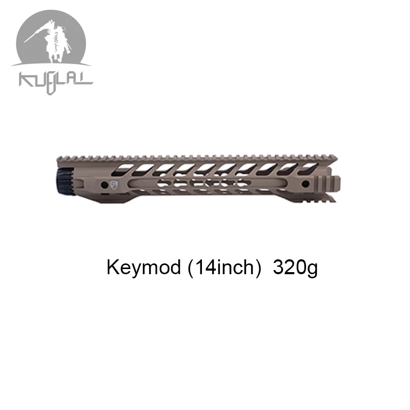 14 inch keymod Tan Охотничий Тактический страйкбольный гелевый бластер M4 Handguard 12 14 дюймов бесплатно поплавок Quad Rail Picatinny M-lok Keymod монтажные аксессуары - Цвет: 14 inch keymod Tan