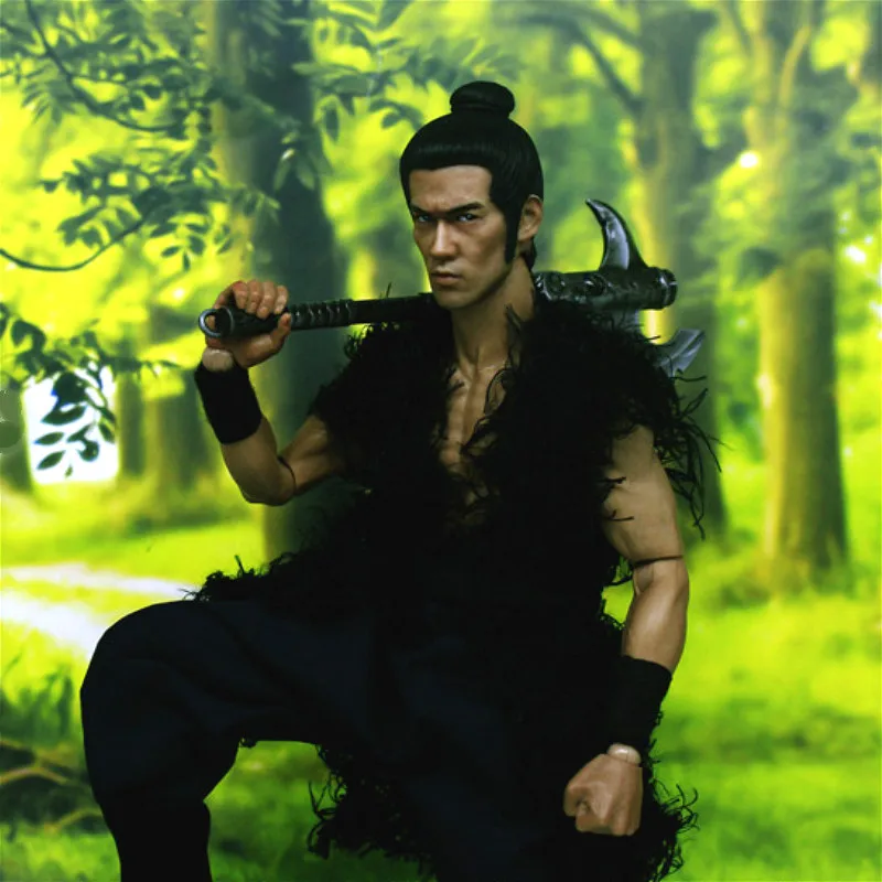 Коллекционная Фигурка кунг фу Брюса Ли в античном стиле китайская коллекция 1/6