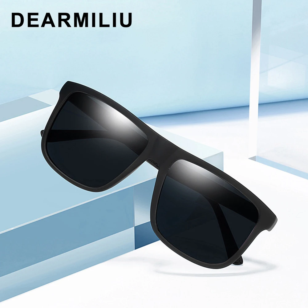 Мужские поляризованные солнцезащитные очки DEARMILIU 2020 брендовые дизайнерские для
