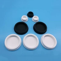 1pcs 29mm 201 5mm silicone rubber blanking end caps round pipe tube inserts hole plugs t type stopper whiteblack