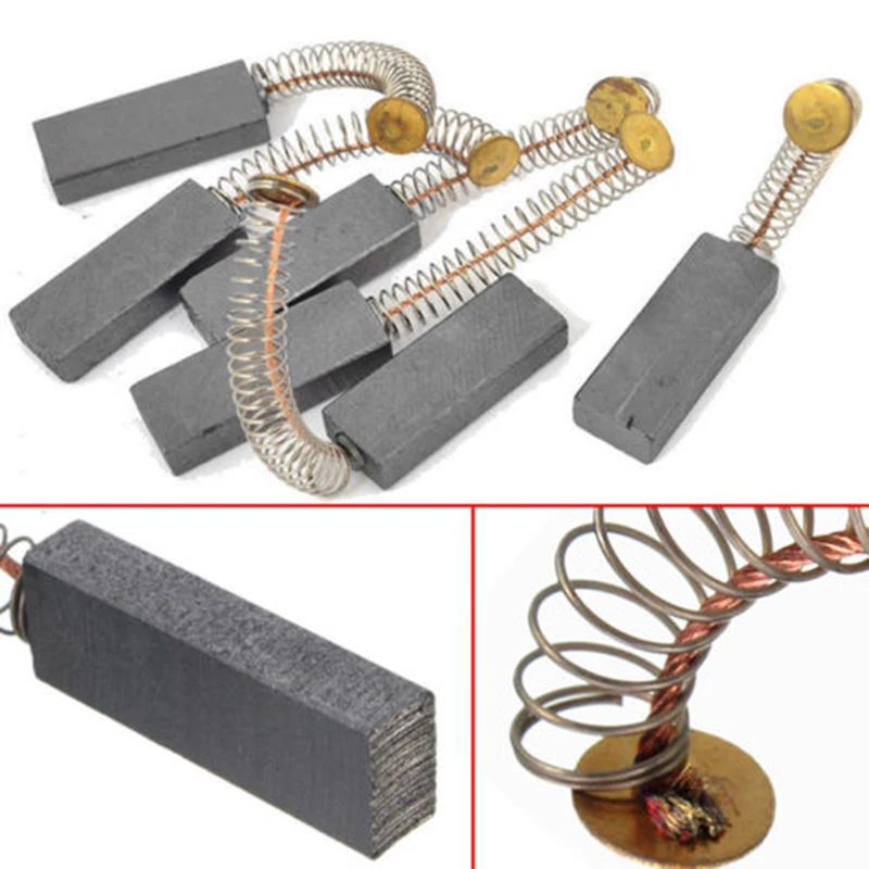 

10 Pcs Carbon Brushes Brush For Generic Electric Motor Replacement Powerful Tool