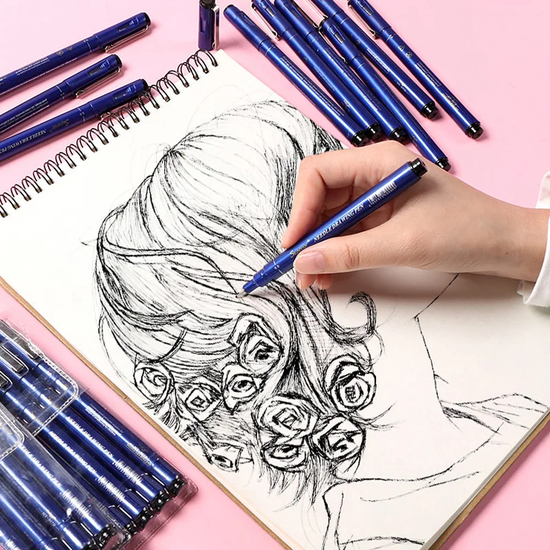 Набор игольчатых ручек профессиональная ручка для рисования Комический дизайн