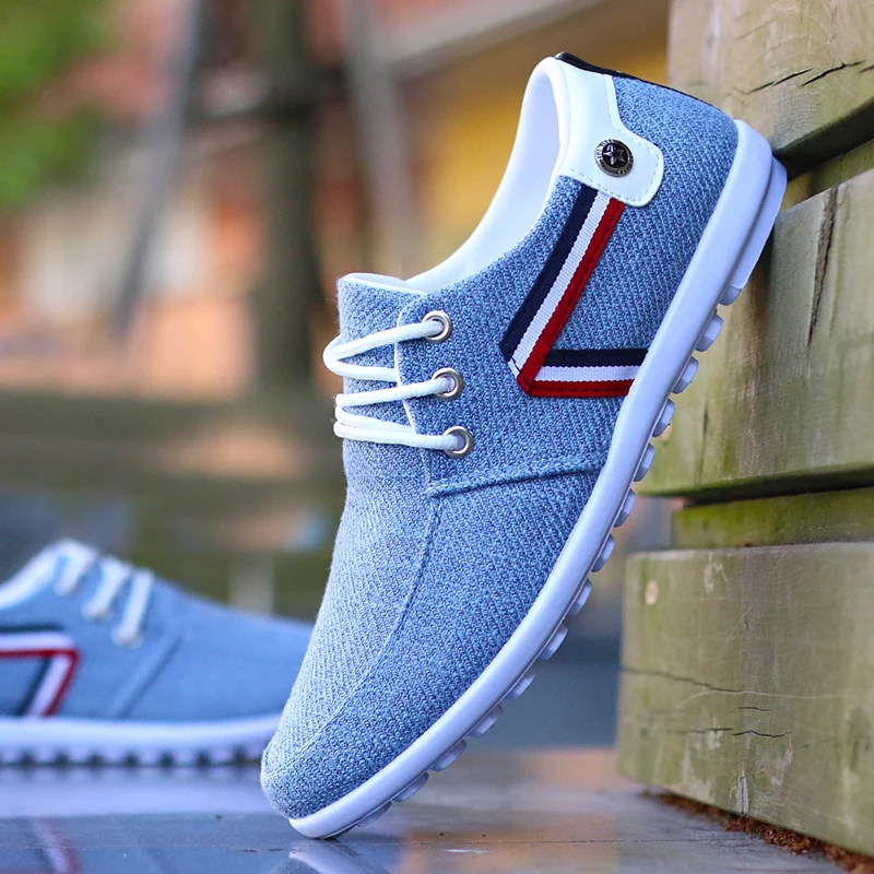 2020 men casual shoes canvas fashion brand flat zapatos de hombre | Обувь
