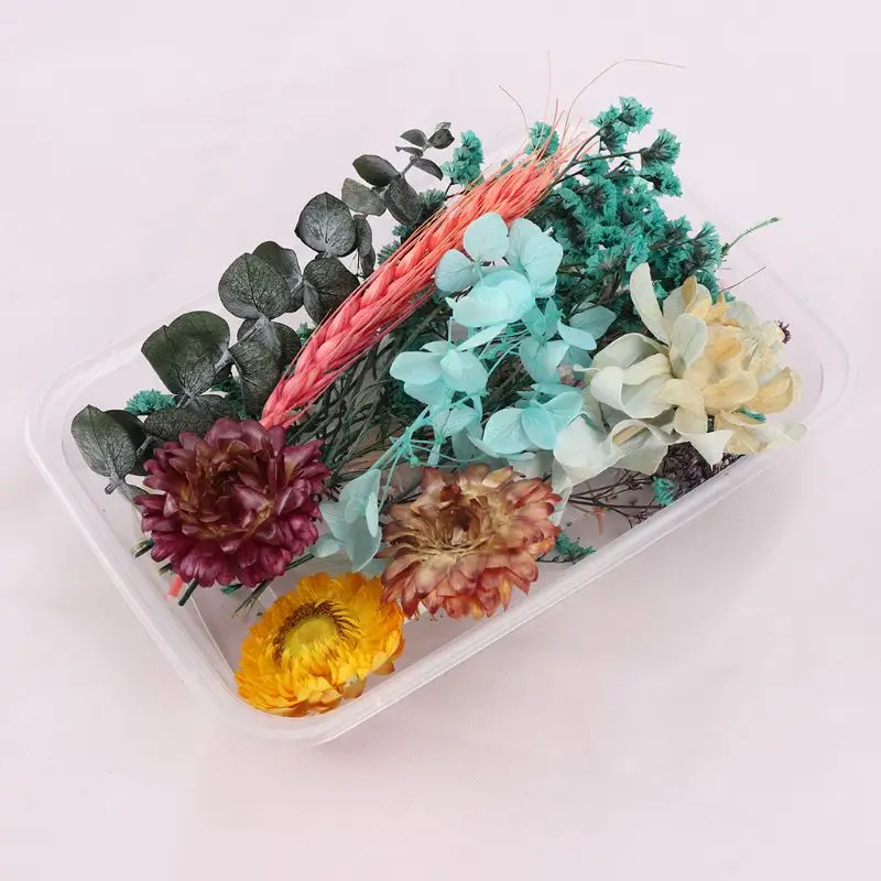

1 Box Real Mix Dried Flowers for Resin Jewellery Dry Plants Pressed Flower Making Craft DIY Accessories