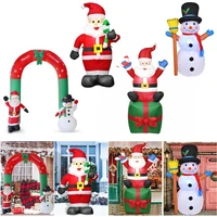 1 8m santa claus snowman inflatable toy outdoors christmas decorations for home garden yard arch ornament festival party props