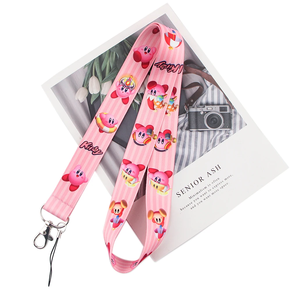 

DZ1205 Anime Lanyard Id Badge Holder Keychain ID Card Pass Gym Mobile Badge Holder Key Holder Key Rings