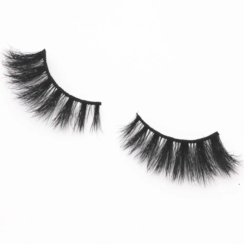 Натуральные длинные накладные ресницы макияж 3d норковые для наращивания