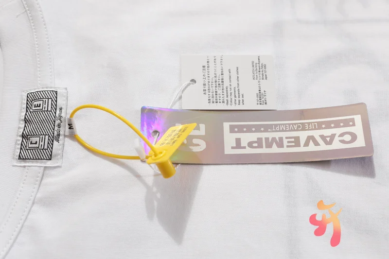 

CAVEMPT T-shirts High Quality Black and White Simple Strokes Pattern Short Sleeve Men's Women's Oversize CAVEMPT Casual T Shirts