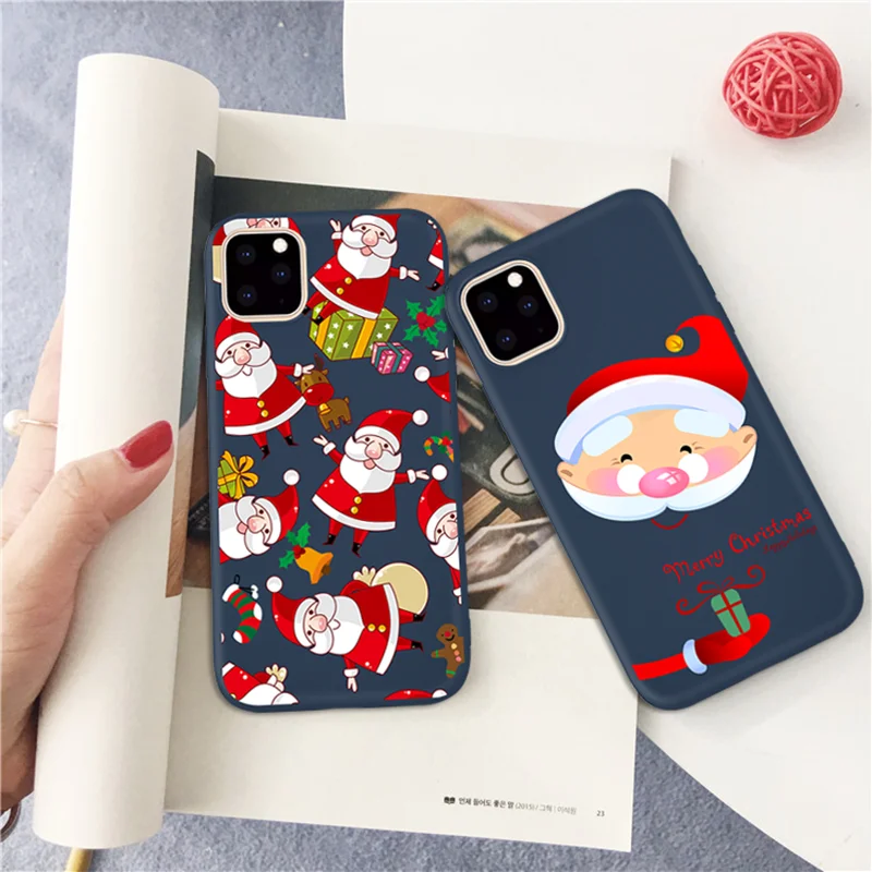 Милый чехол с рождественским лосем для iPhone 11 pro max 7 8 6 6s plus xs xr x крутой силиконовый