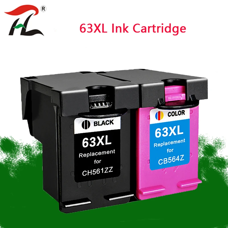 

YLC 63XL Ink Cartridge Replacement for hp 63 XL Ink Cartridge HP63 for Deskjet 1110 2130 2131 2132 3630 5220 5230 5252 Printer
