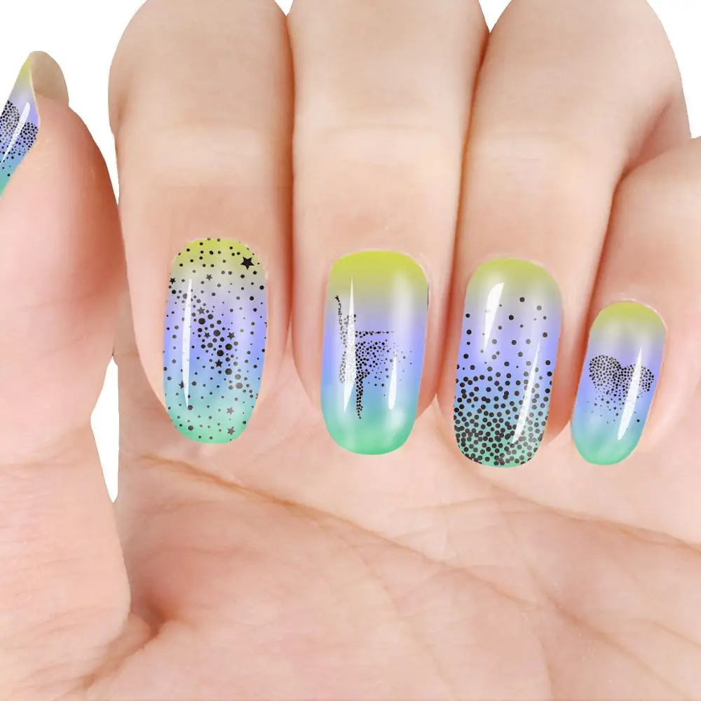 

ShopAnts Nail Stamping Plates Rose Diamond Star ABC Scorpion Dot Heart Fantasy Starts Stencil Nail Art Stamper Template