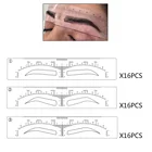 Трафареты для микроблейдинга бровей 48 шт., наклейка, Перманентный макияж, принадлежности, одноразовая форма для бровей, руководство для рисования