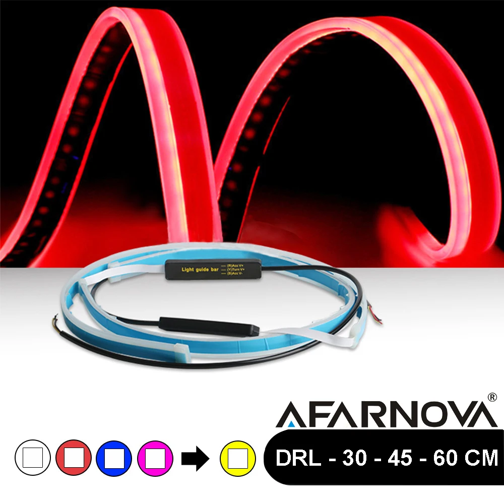 

Светодиодная лента для автомобильных фар, 30/45/60 см