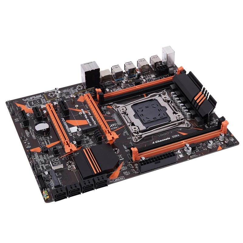 X99 LGA2011 V3 материнская плата DDR4 128G четырехканальный RAM USB3.0 SATA3.0 NVME M.2 для системный