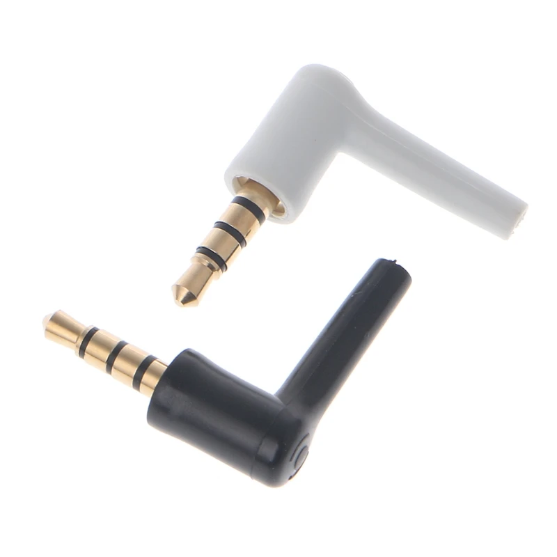 

10 Pcs Gold Plated 3 3.5mm 90 Male Stereo Headphone Mini Jack Plug 090F