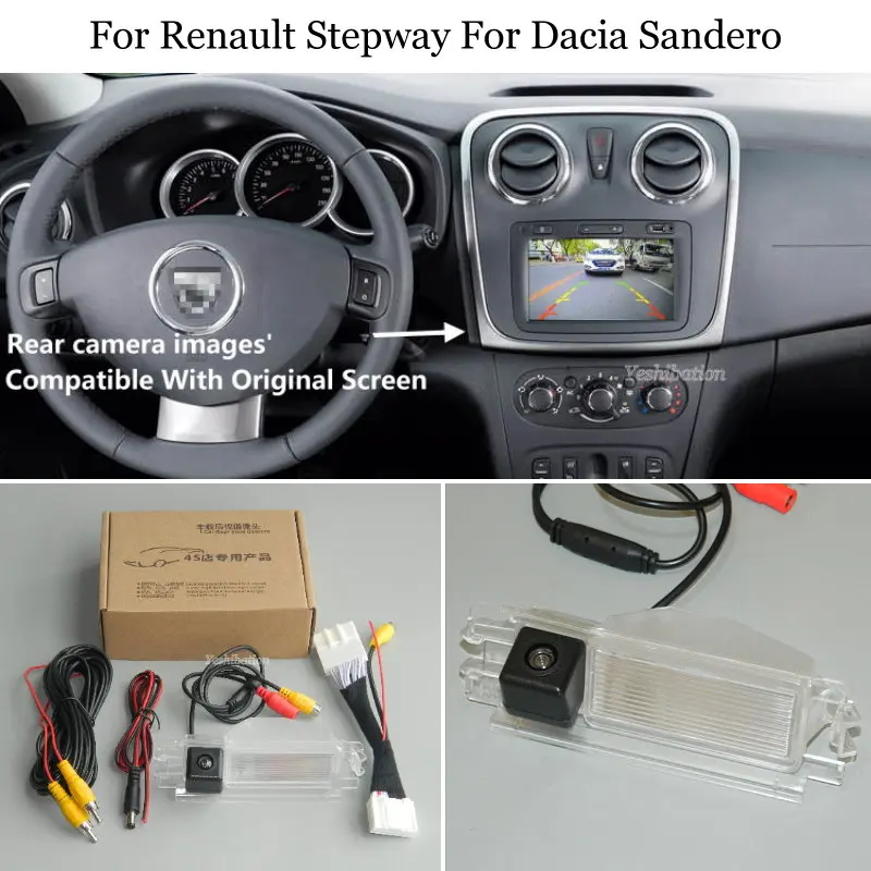 24-контактная Проводная камера заднего вида для Renault Stepway Dacia Sandero-Connect оригинальный