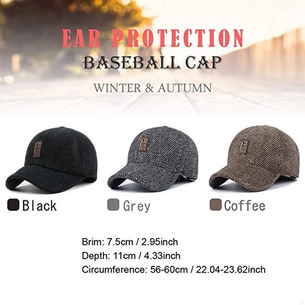 

Solid Baseball Caps For Unisex Winter Earflap Snapback Outdoor Running Sports Caps Fashion Casquette Bone Female Hats 2021