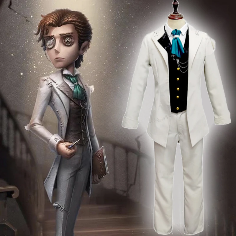 

Game Identity V Cosplay Costumes Survivor Novelist Orpheus Cosplay Costume Original Skin Uniforms Clothes Suits Wears Sets Hot