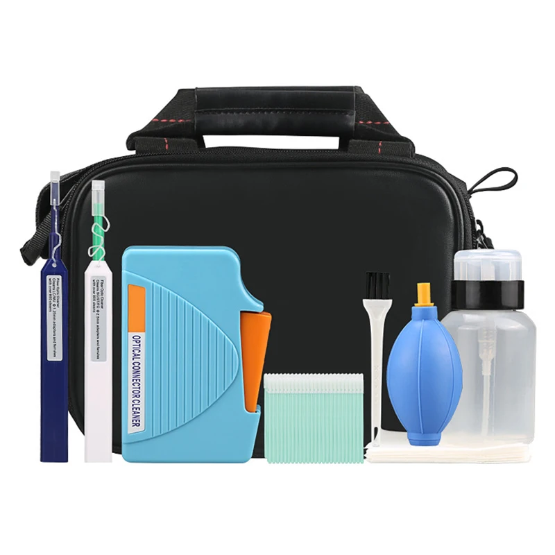 

LC/SC/FC/ST One-Click Cleaner Tool 1.25mm and 2.5mm Fiber Optic Cleaning Pen 800 Cleans Fiber Optic Cleaner Set