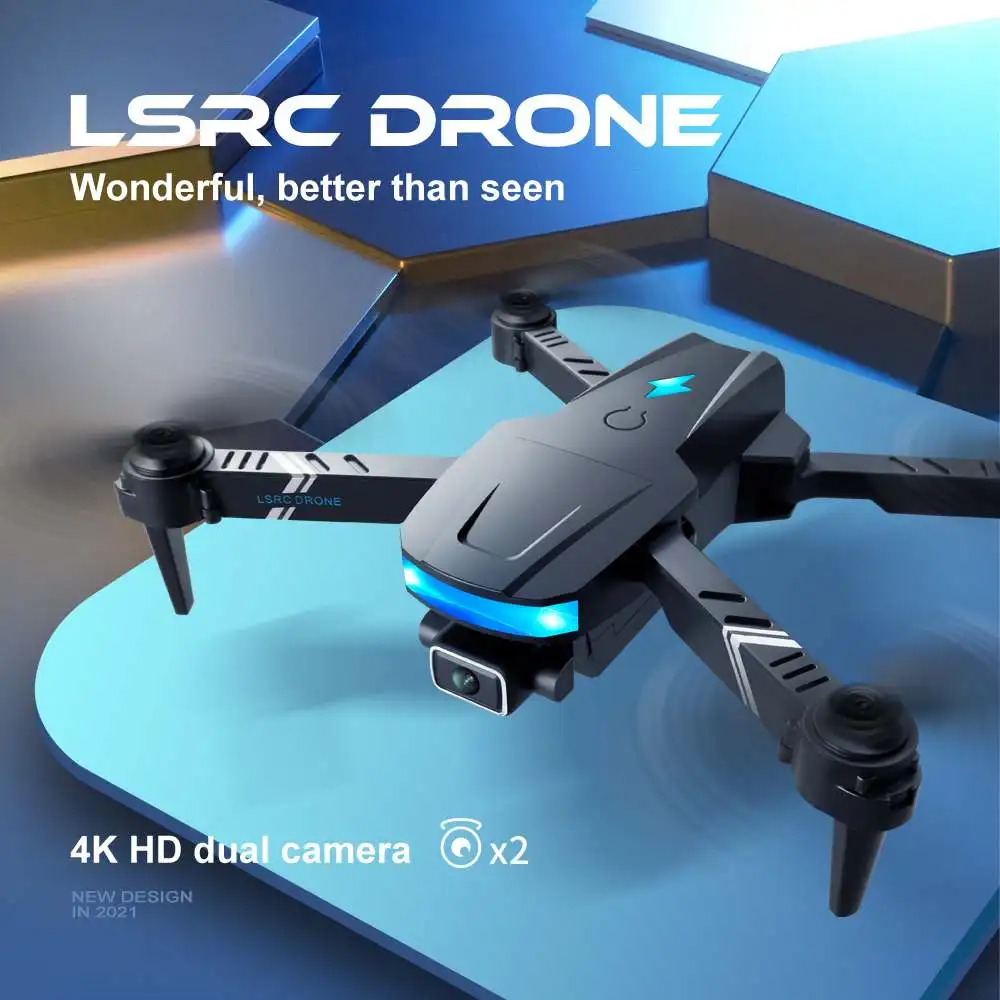 

Eachine & LSRC LS-878 мини Дрон HD 4k Профессиональный с двойной камерой Wifi FPV удержание высоты складной самолет RTF RC Квадрокоптер Дрон