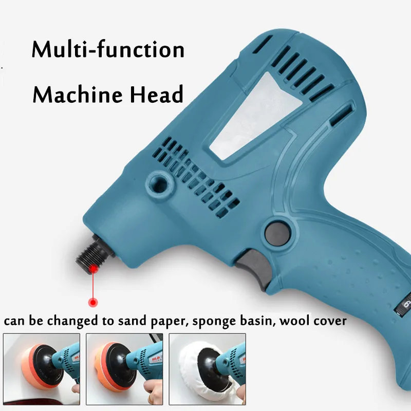 

New 220V Car Electric Polishing Waxing Machine Adjustable-Speed Furniture Porcelain Polisher Cleaner Six Speed Control Function